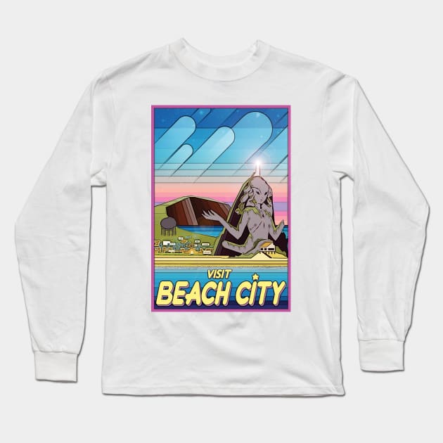 Visit Beach City - Steven Universe Long Sleeve T-Shirt by RocketPopInc